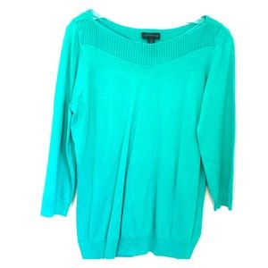 Worthington Peacock Green Sweater